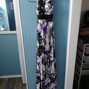 Halter neck formal gown